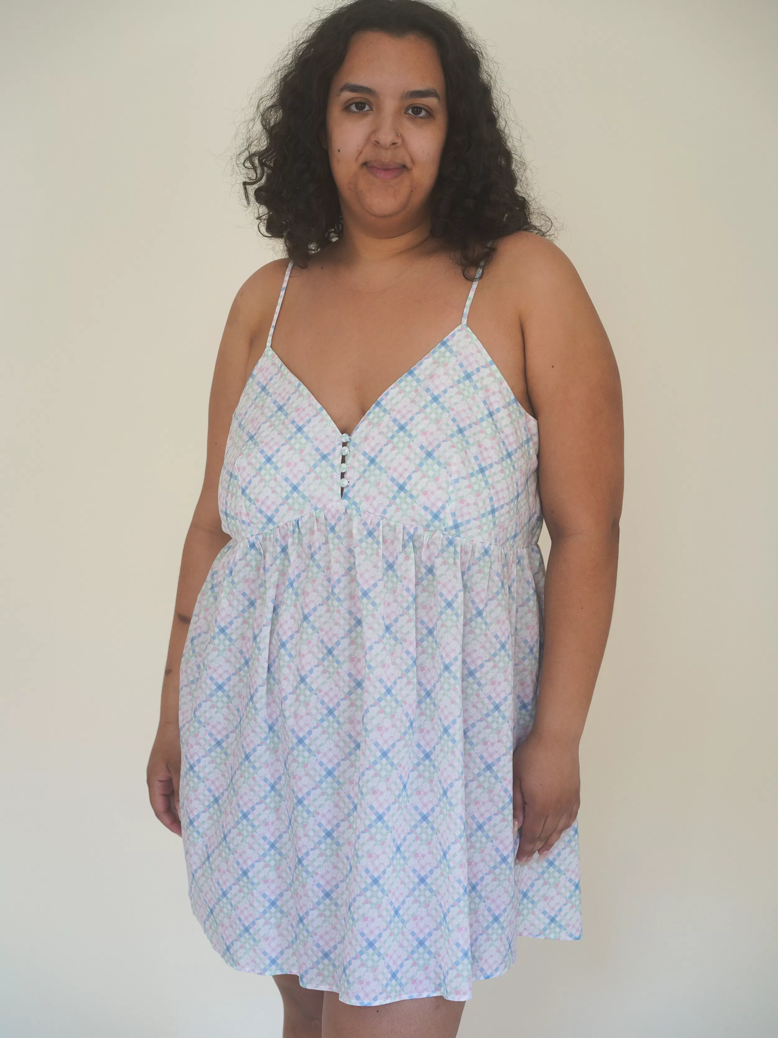 Outlet Airy Poplin Mini Dress Dresses