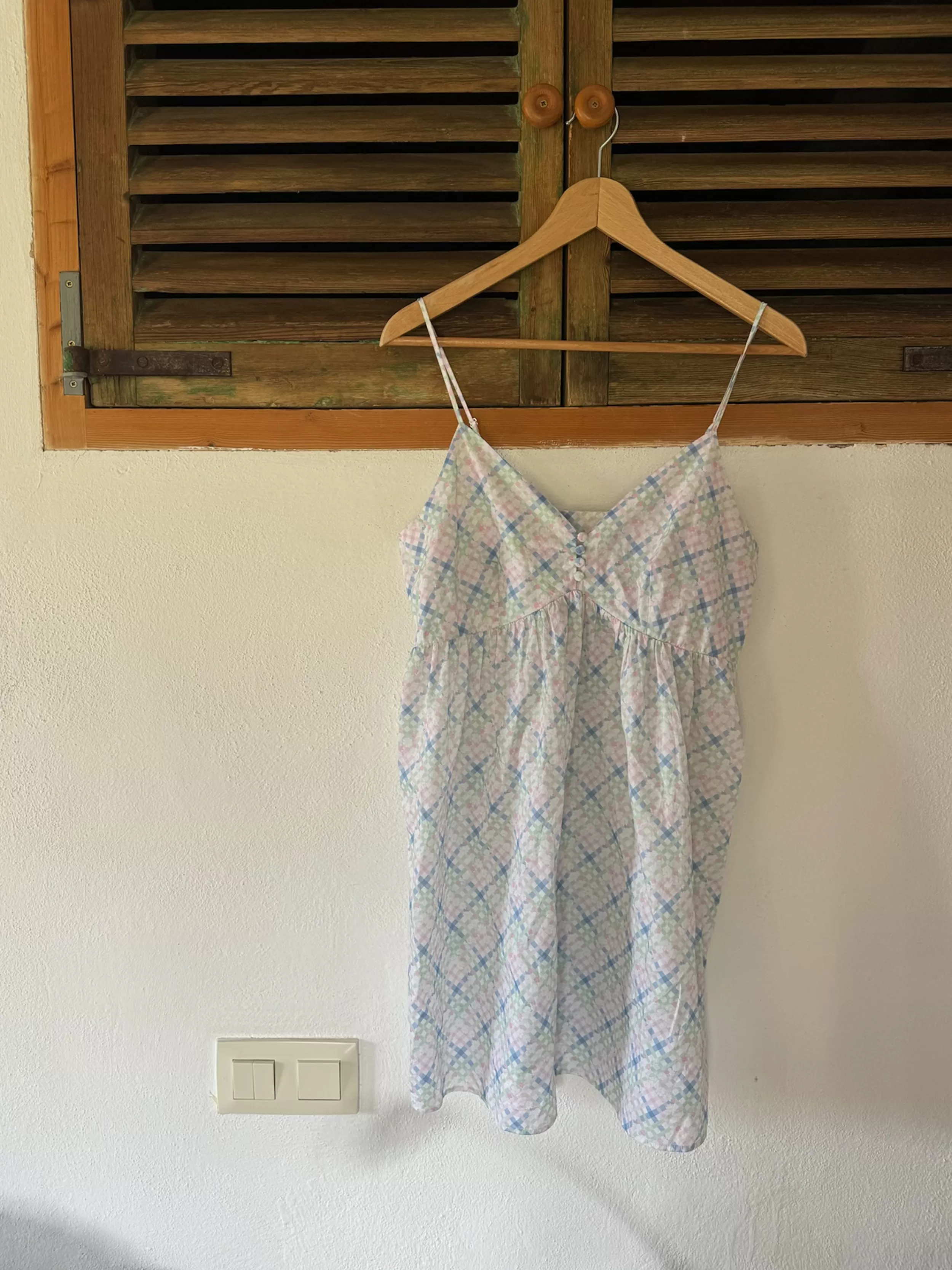Outlet Airy Poplin Mini Dress Dresses