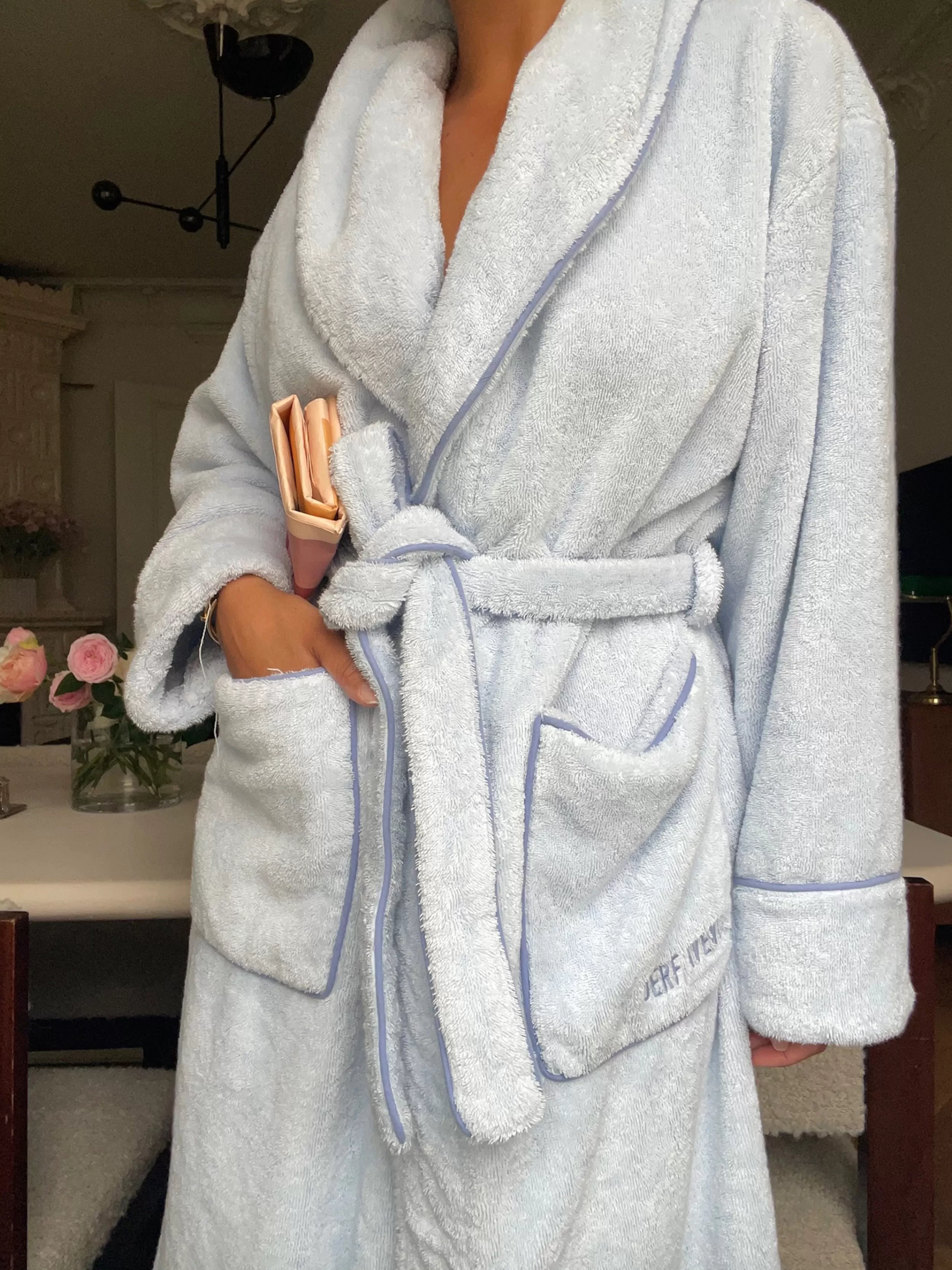 Store Bath Robe Blue Robes