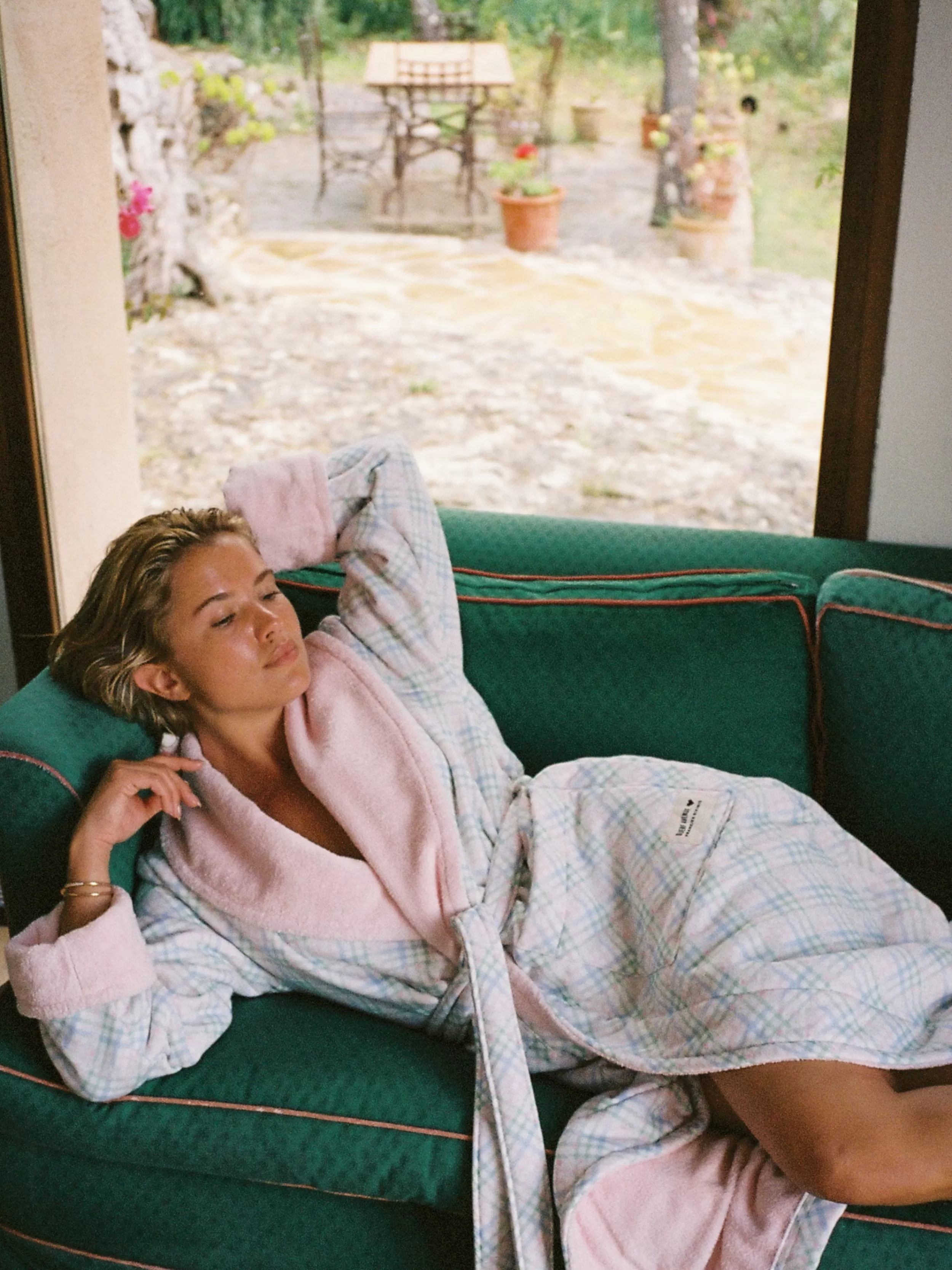 Cheap Contrast Robe Swimwear | Robes