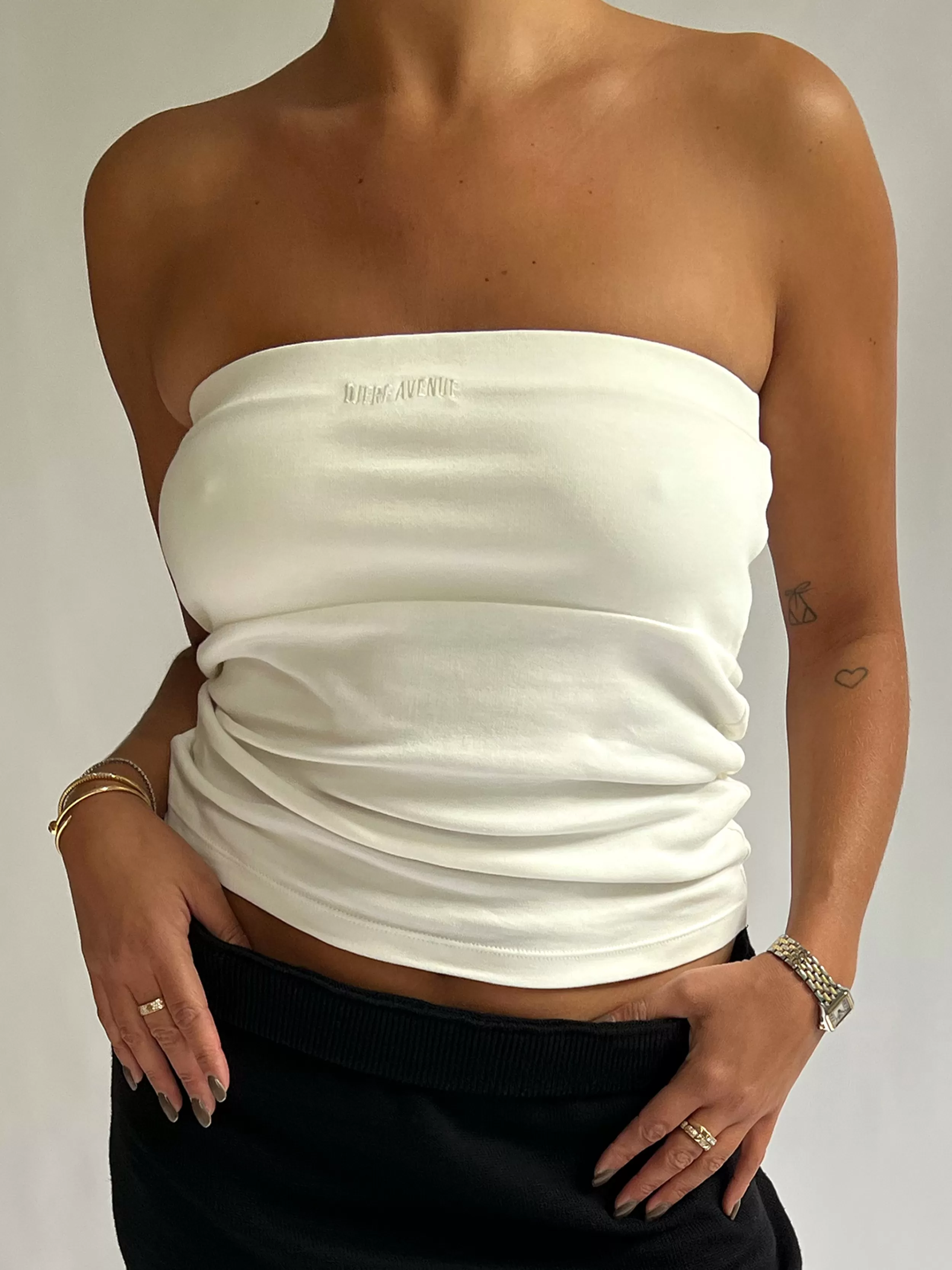 Best Sale Daily Tube Top White Shirts & Tops