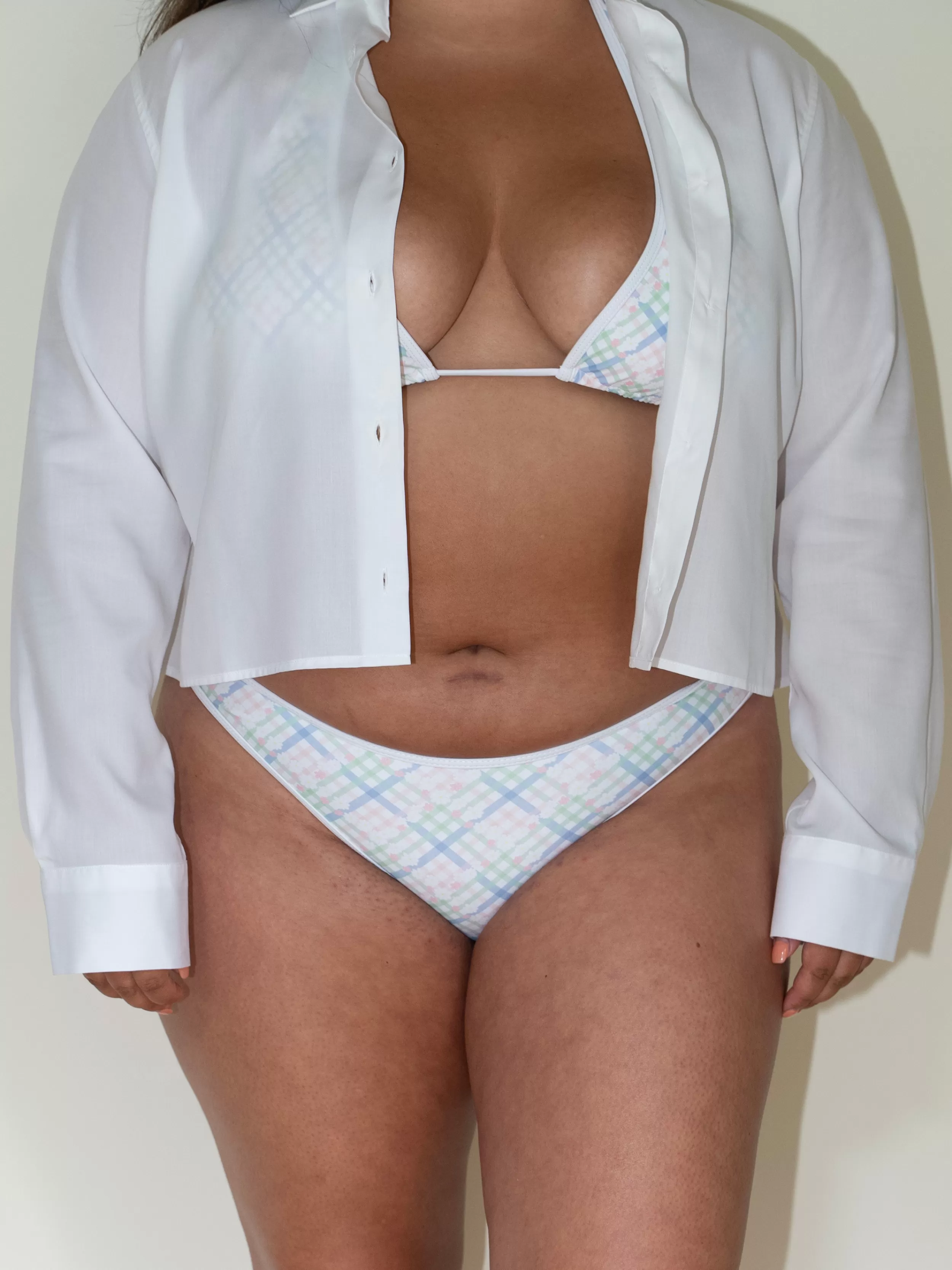 Best Dove Bikini Bottom Cottage Meadow Swimwear
