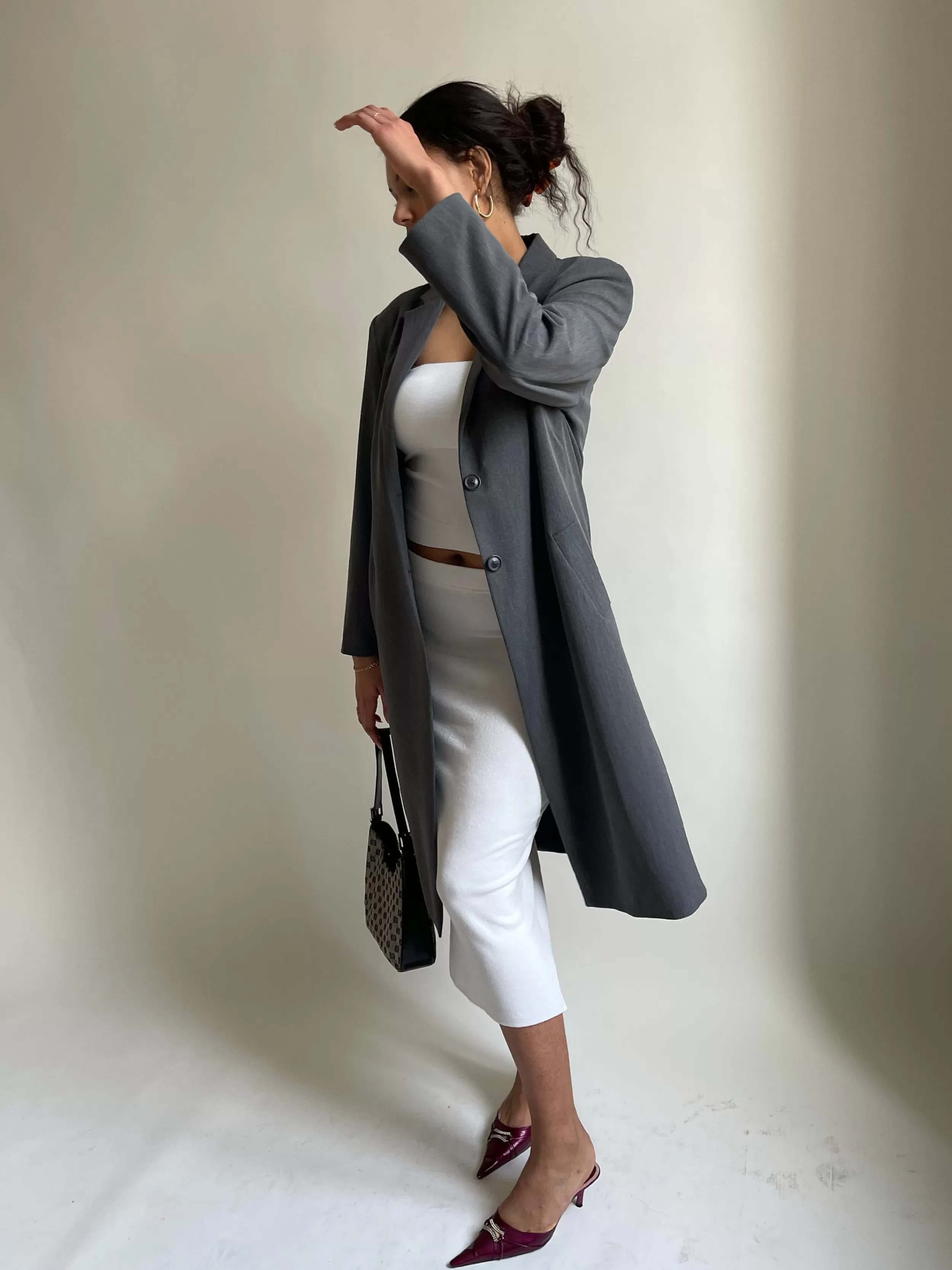 Flash Sale Forever Coat Grey Blazers & Jackets