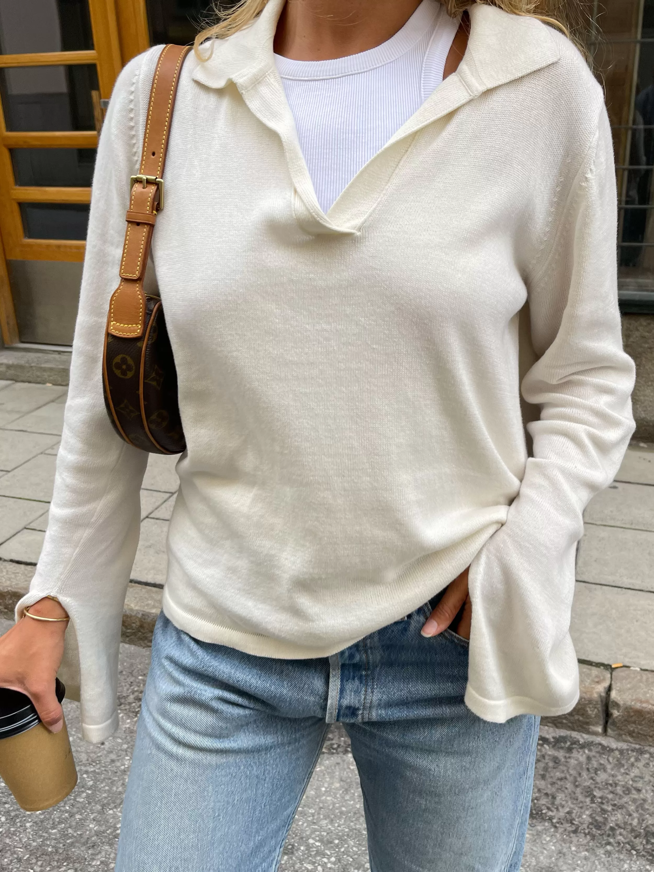 Cheap Getaway Top Cream Sweaters | Knitwear