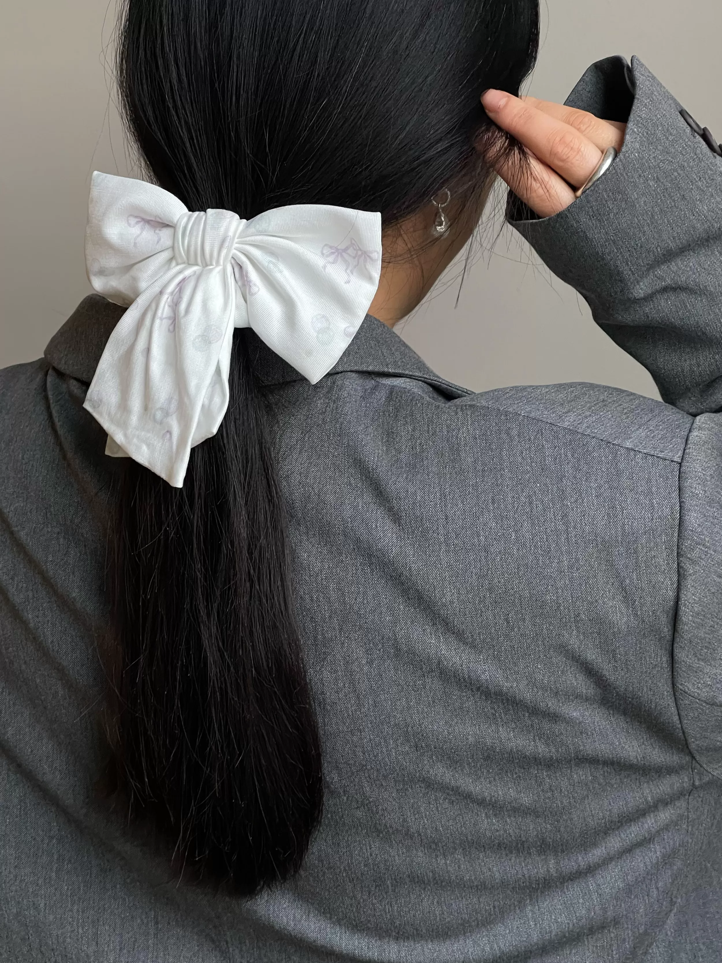 Cheap Go Slow Bow Scrunchie Bubble Bliss Loungewear Accessories | Hats & Hair Accessories