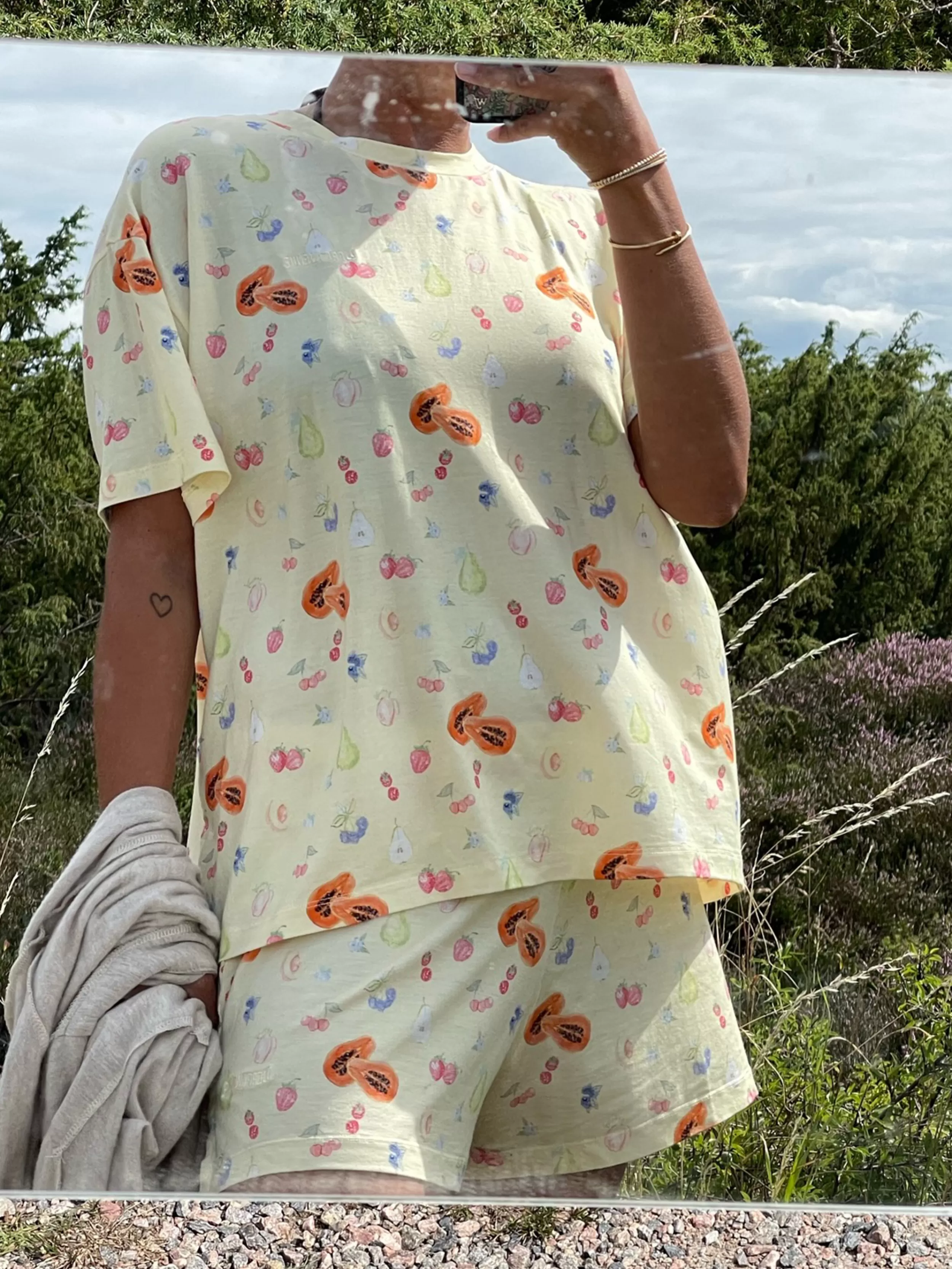 Shop Go Slow Tee Fruit Pjs